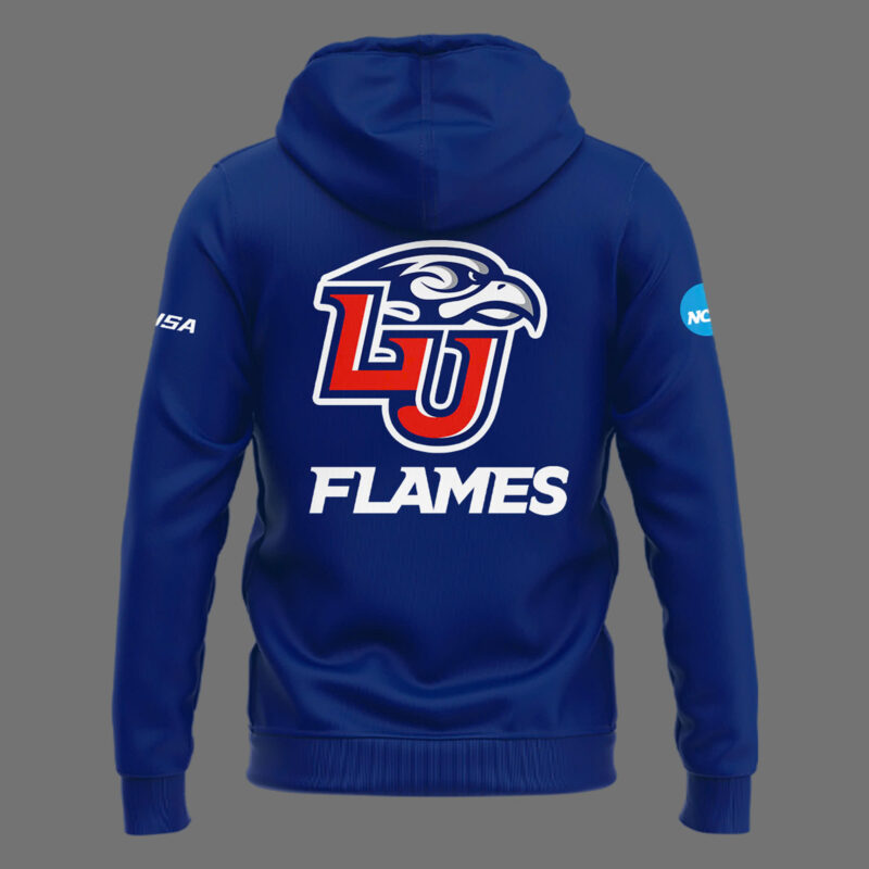 Special New Liberty Lady Flames Softball Hoodie - Image 3