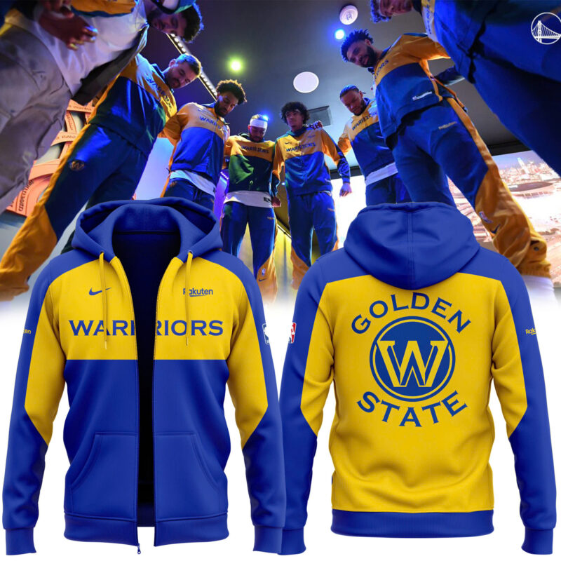 Special 2025 Uniform Golden State Warriors Zip Hoodie