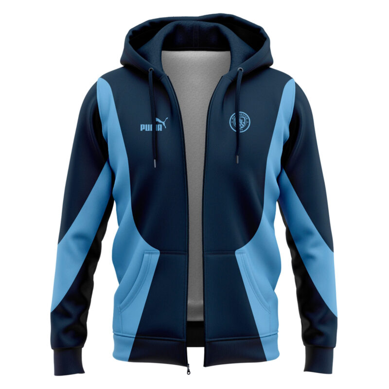 Special Edition Kevin De Bruyne Custom Name Zip Hoodie - Image 2