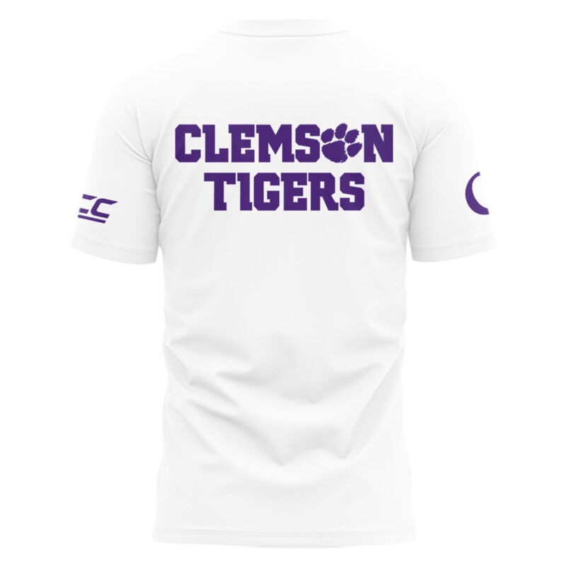 Limited Edition Clemson Softball " Why Not US" TShirt - White - Image 3