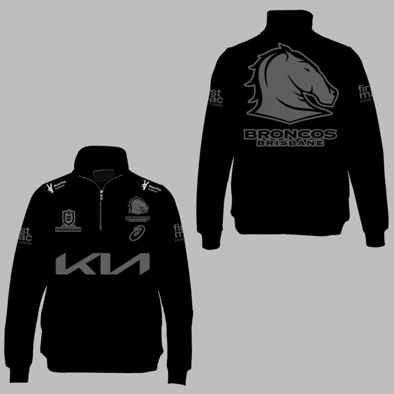 Brisbane Broncos limited edition 2025  Quarter Zip Jacket - Image 2