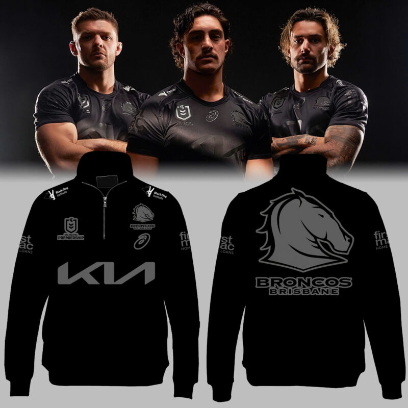 Brisbane Broncos limited edition 2025  Quarter Zip Jacket