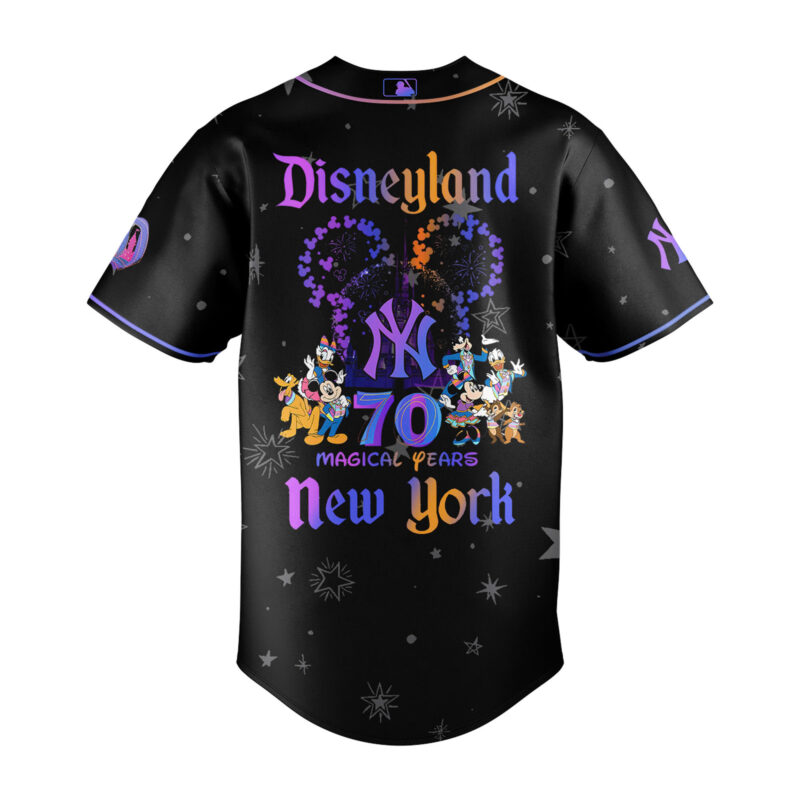 Special Disneyland 70th x New York Yankees Baseball Jersey - Image 3