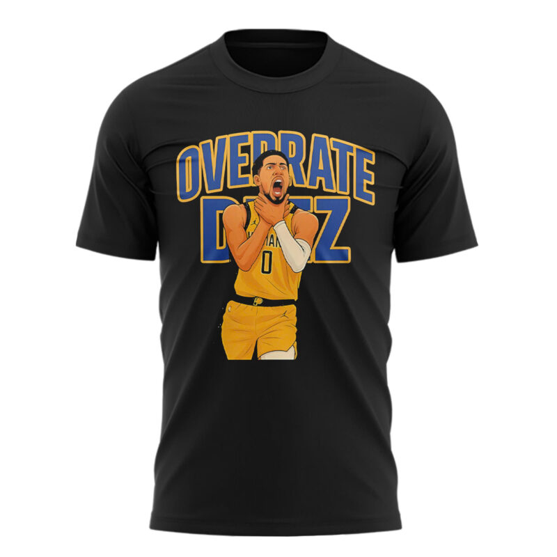 Special 2025 Tyrese Haliburton "Choke" Indiana Pacers Tshirt - Image 2