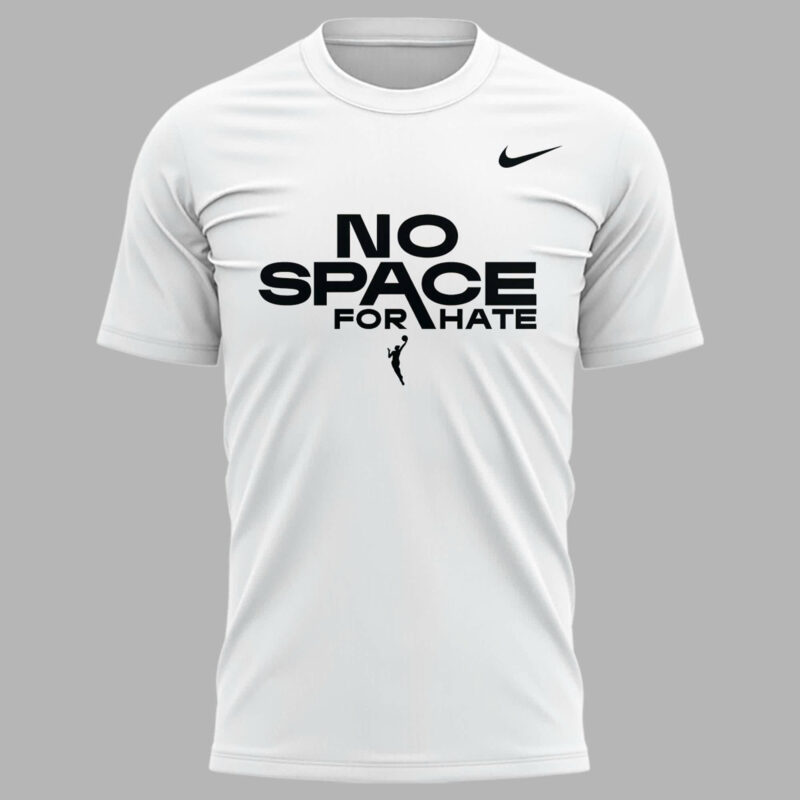 Special "No Space For Hate" Las Vegas Aces T shirt 2025 - Image 2
