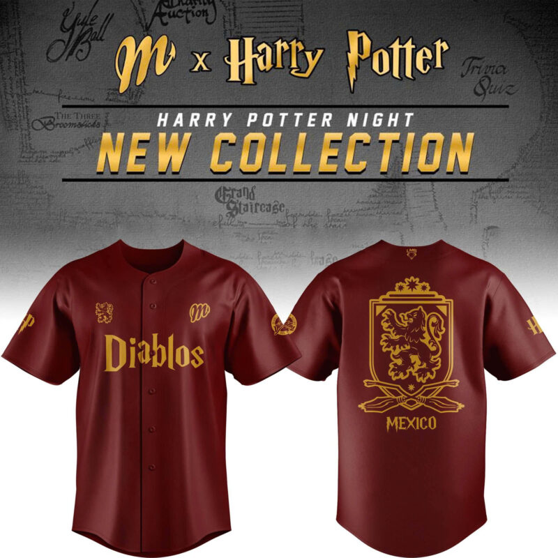 Diablos Rojos del México x Harry Potter Night Special Edition Jersey 2025
