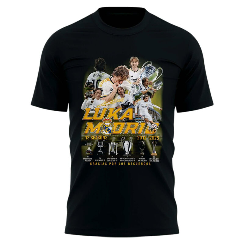 Special Edition Thank You Luka Modrić Tshirt - Image 2