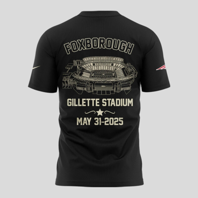 Special Big Ass Stadium Tour x New England Patriots Tshirt 2025 - Image 3