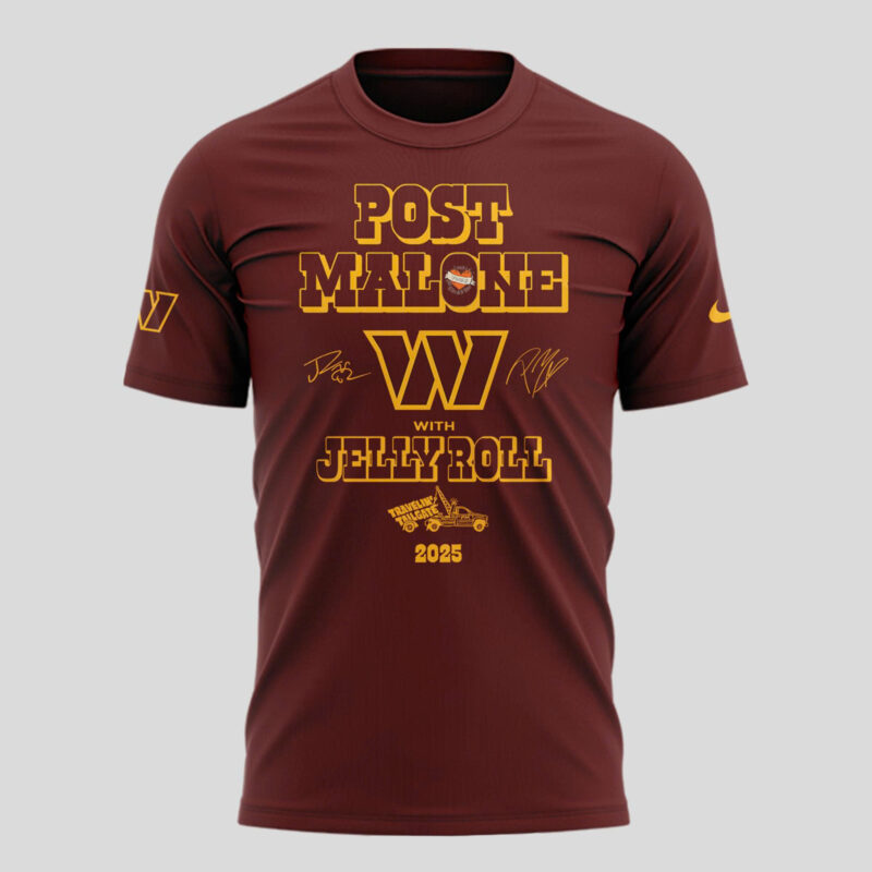 Special Big Ass Stadium Tour x Washington Commanders Tshirt 2025 - Image 2