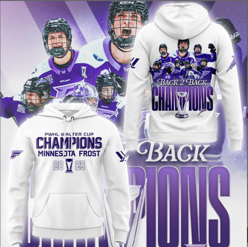 Minnesota Frost Championship Hoodie 3