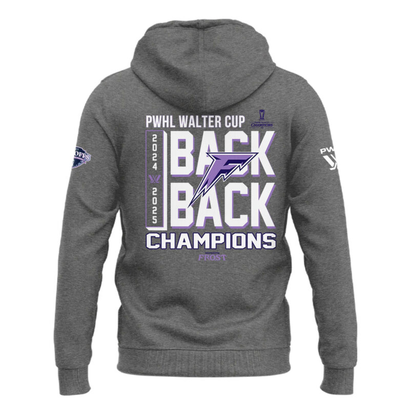 Special New PWHL Walter Cup Champions 2025 Hoodie - Image 3