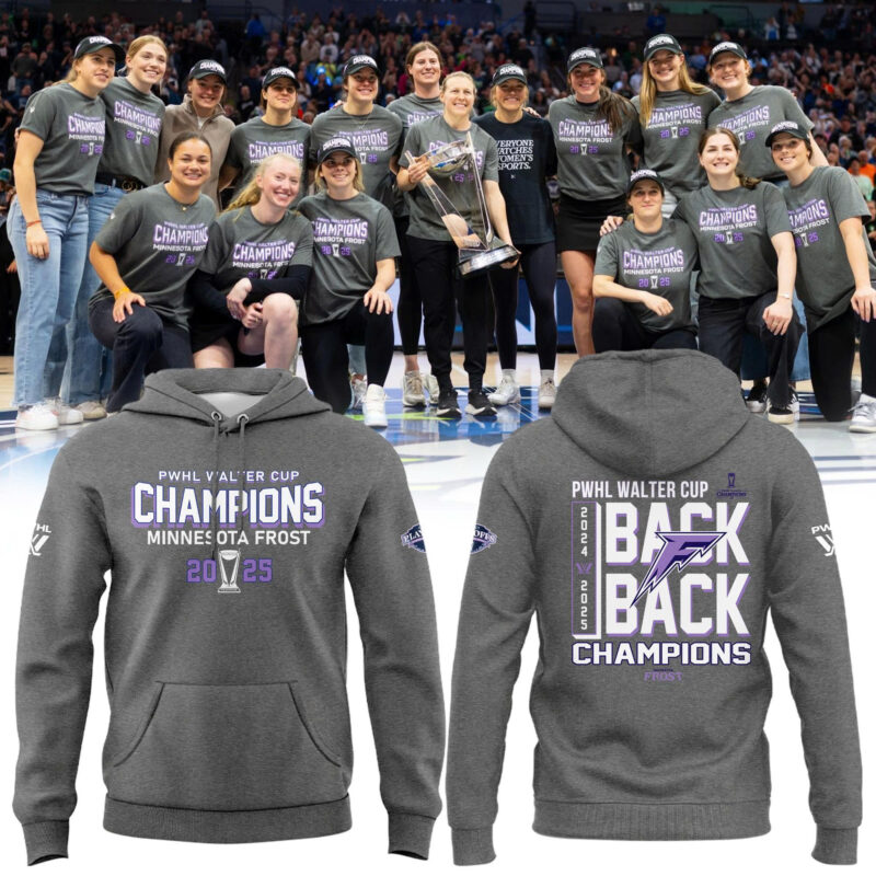 Special New PWHL Walter Cup Champions 2025 Hoodie