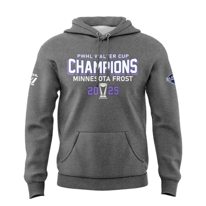 Special New PWHL Walter Cup Champions 2025 Hoodie - Image 2