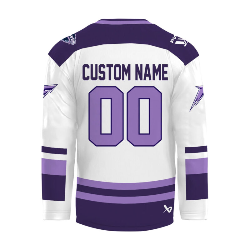 Special PWHL Walter Cup Champions 2025 Minnesota Frost White Hockey Jersey Custom - Image 3