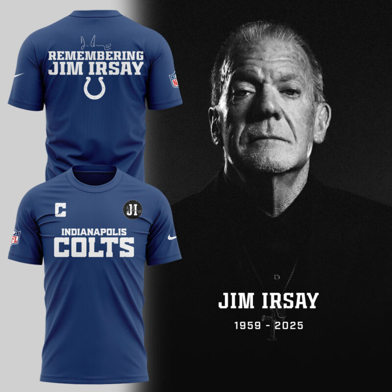 Special New “The Boss” Jim Irsay Patch Uniform Tshirt