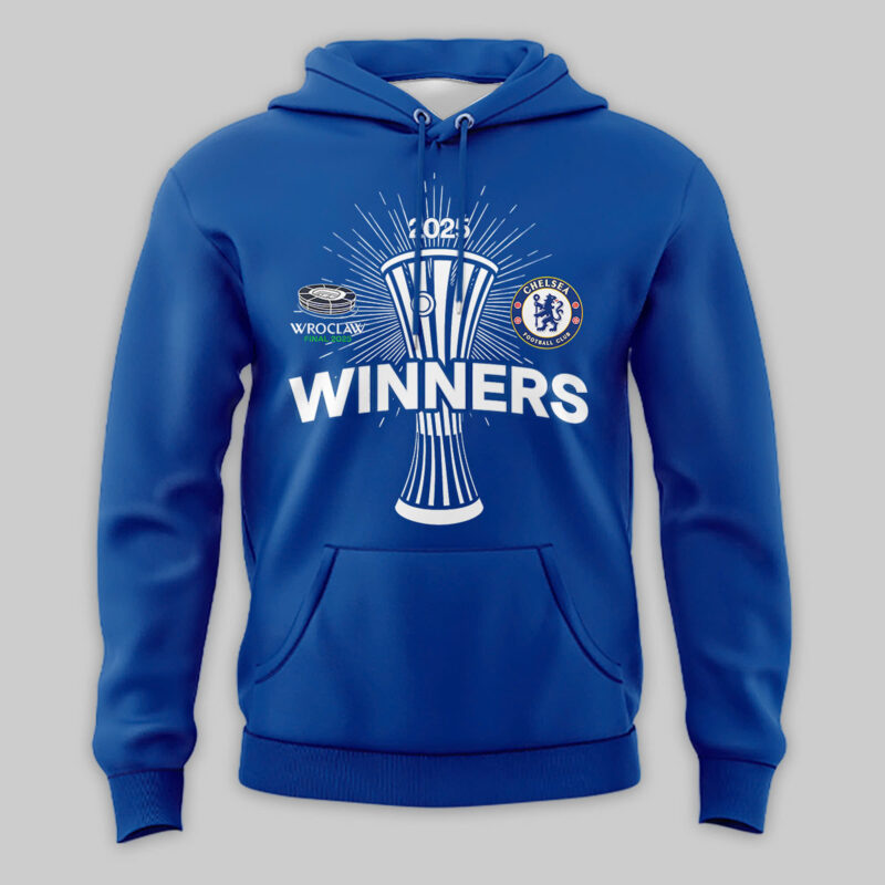 Special Edition UECL Winners Blue Hoodie MO - Image 2