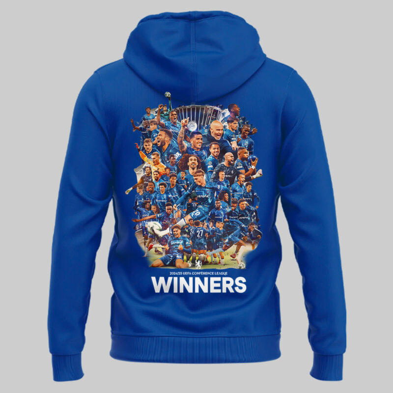 Special Edition UECL Winners Blue Hoodie MO - Image 3