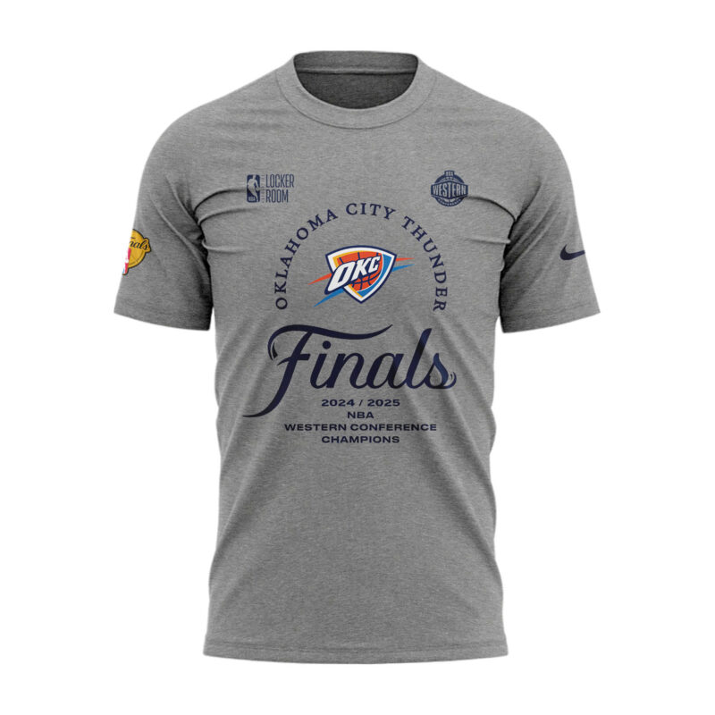 Special Western Conference Champs Oklahoma City Thunders Tshirt - Image 2