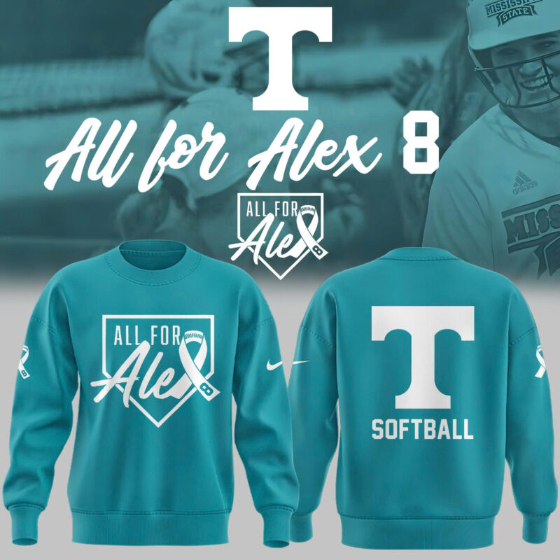 Limited Edition Tennessee Softball ” All For Alex ” Sweat 2025