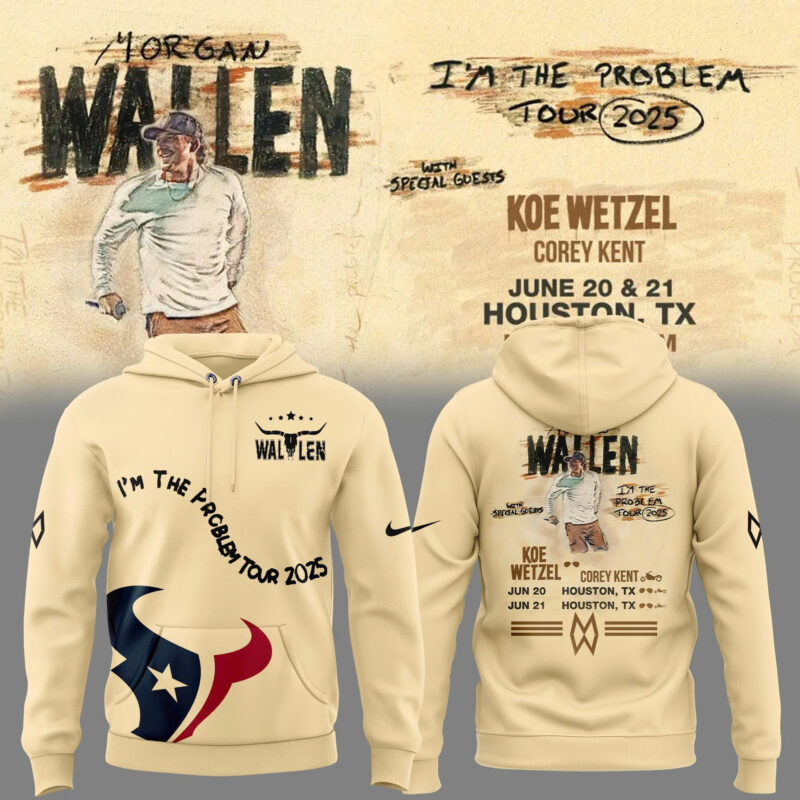 Exclusive Versio Morgan Wallen x Houston Texans Hoodie 2025