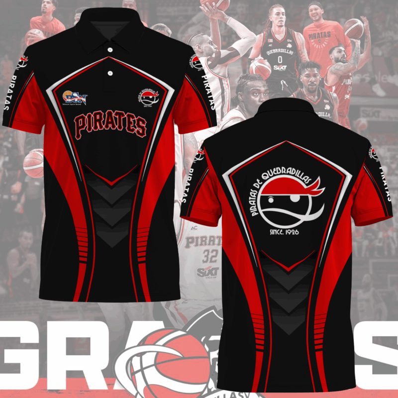 Piratas de Quebradillas BSN 2025 Newest Polo Shirt MO V01