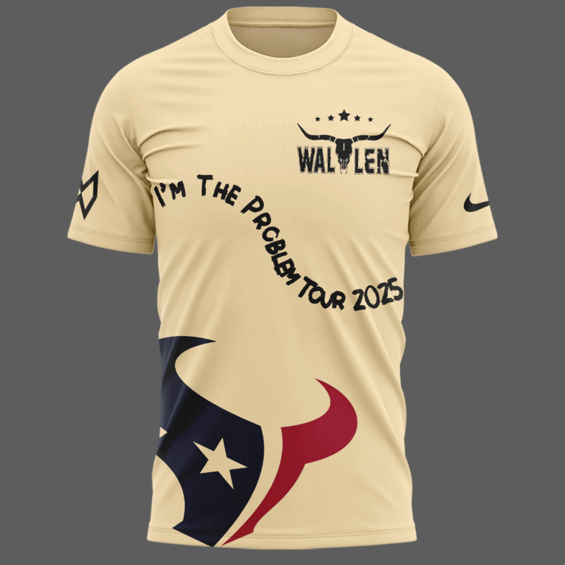 Exclusive Versio Morgan Wallen x Houston Texans Tshirt 2025 - Image 2