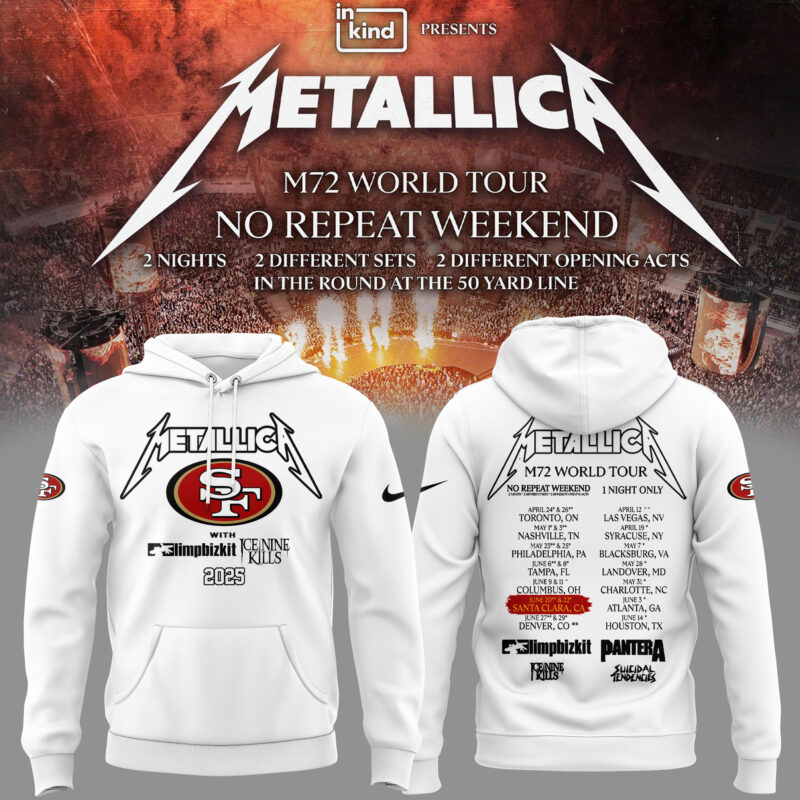 Exclusive Versio M72 World Tour x San Francisco 49ers Hoodie 2025