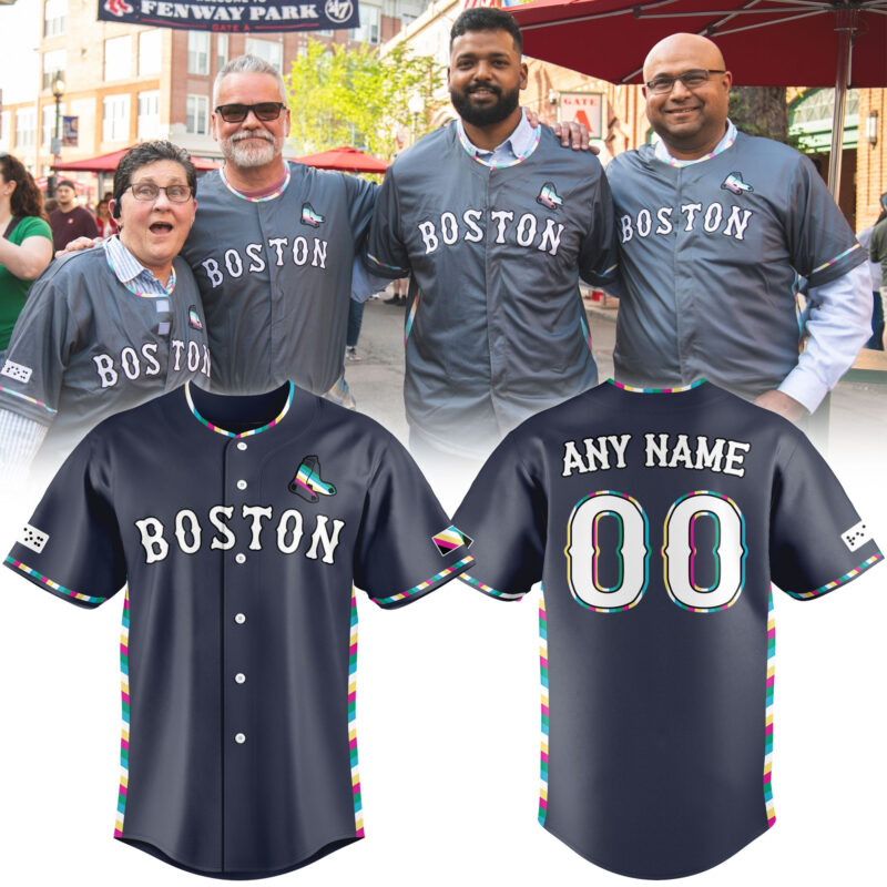 Boston Red Sox  PRIDE NIGHT 2025 Limited Jersey custom name and number