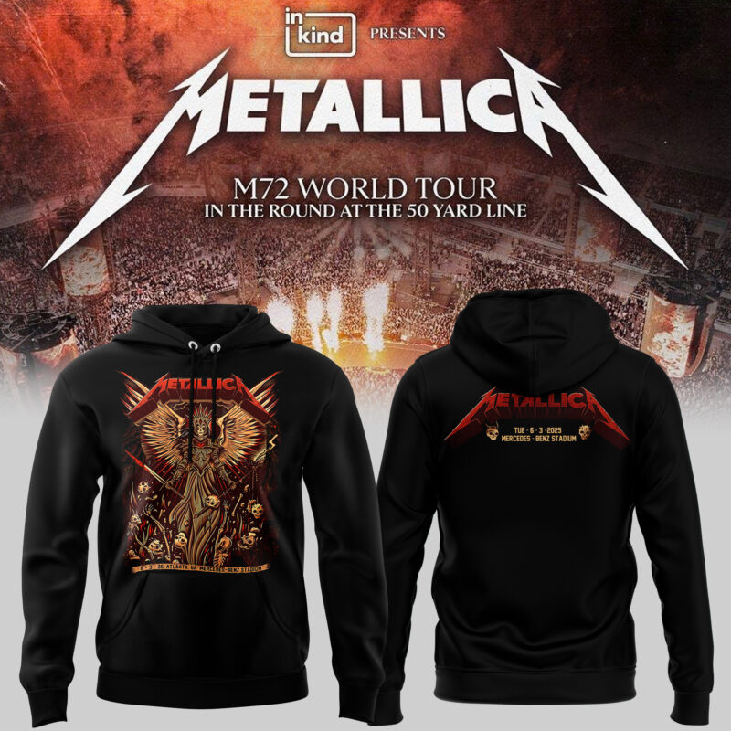 Limited Edition M72 World Tour x Atlanta Black Hoodie 2025