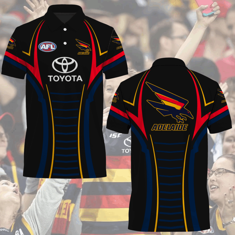We Fly As One Adelaide Crows AFL 2025 Newest Polo MO V8