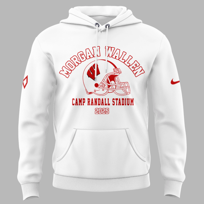 Exclusive Versio Morgan Wallen x Wisconsin Football Hoodie 2025 - Image 2