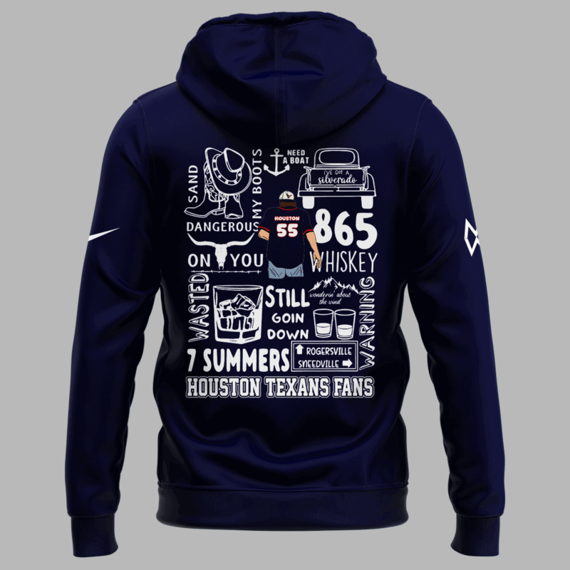 Exclusive Versio Morgan Wallen x Houston Texans Hoodie 2025 - Image 3