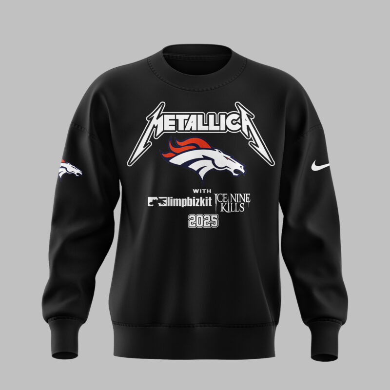 Exclusive Versio M72 World Tour x Denver Broncos Black Sweat 2025 - Image 2