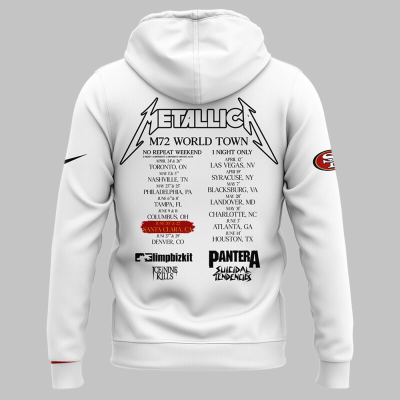 Exclusive Versio M72 World Tour x San Francisco 49ers ZipHoodie 2025 - Image 3