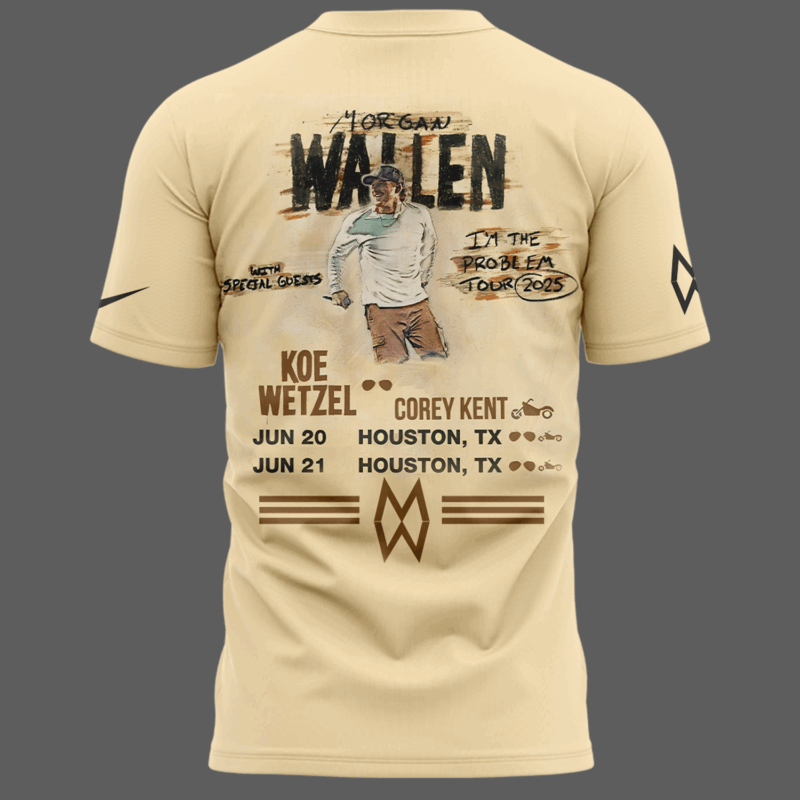 Exclusive Versio Morgan Wallen x Houston Texans Tshirt 2025 - Image 3