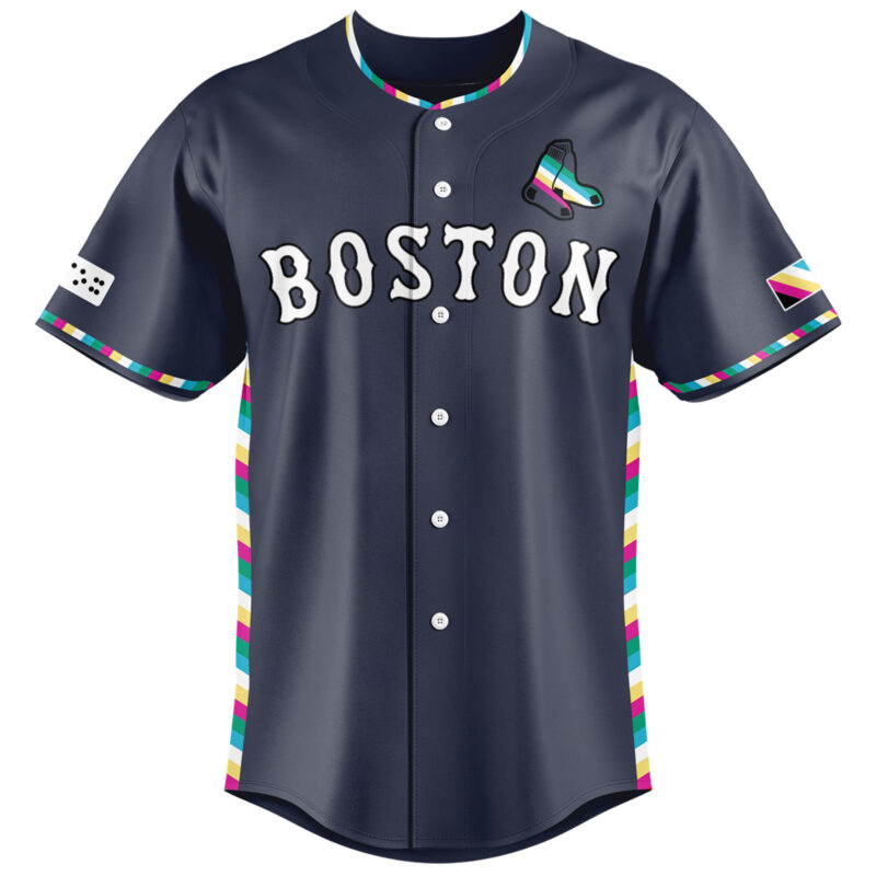 Boston Red Sox  PRIDE NIGHT 2025 Limited Jersey custom name and number - Image 2