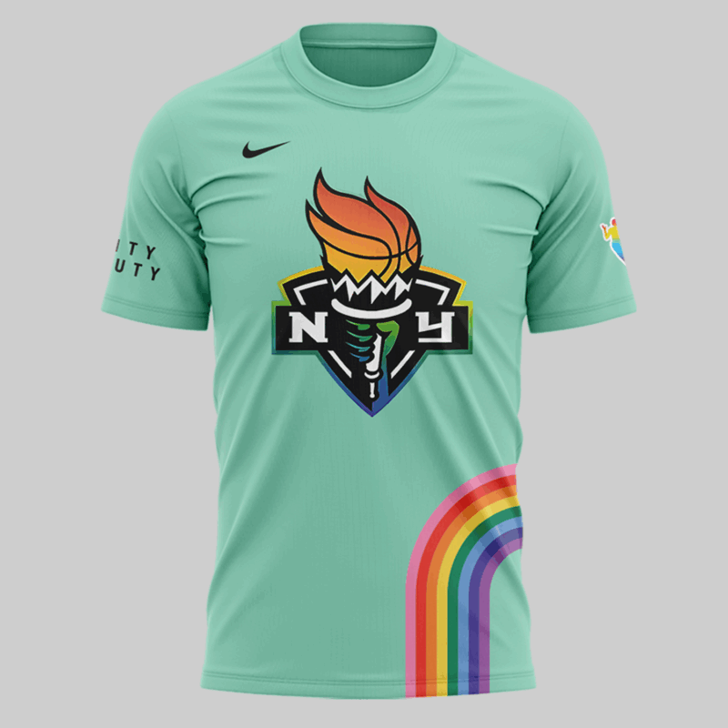 Special New Edition Happy Pride Night New York Liberty Tshirt 2025 - Image 2