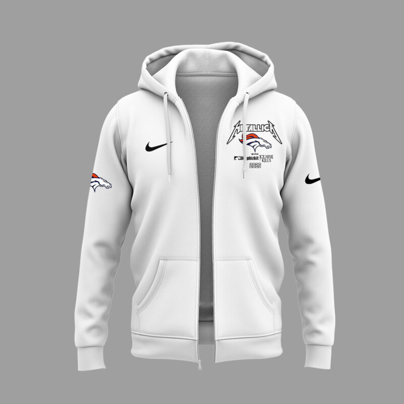 Exclusive Versio M72 World Tour x Denver Broncos ZipHoodie 2025 - Image 2