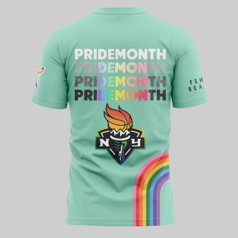 Special New Edition Happy Pride Night New York Liberty Tshirt 2025 - Image 3