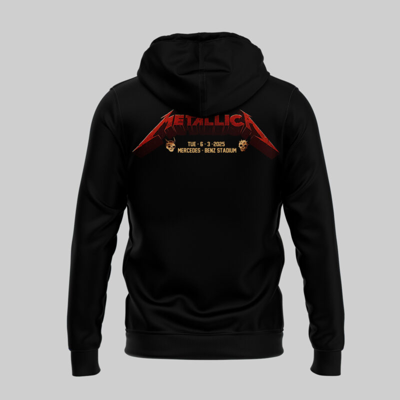Limited Edition M72 World Tour x Atlanta Black Hoodie 2025 - Image 3