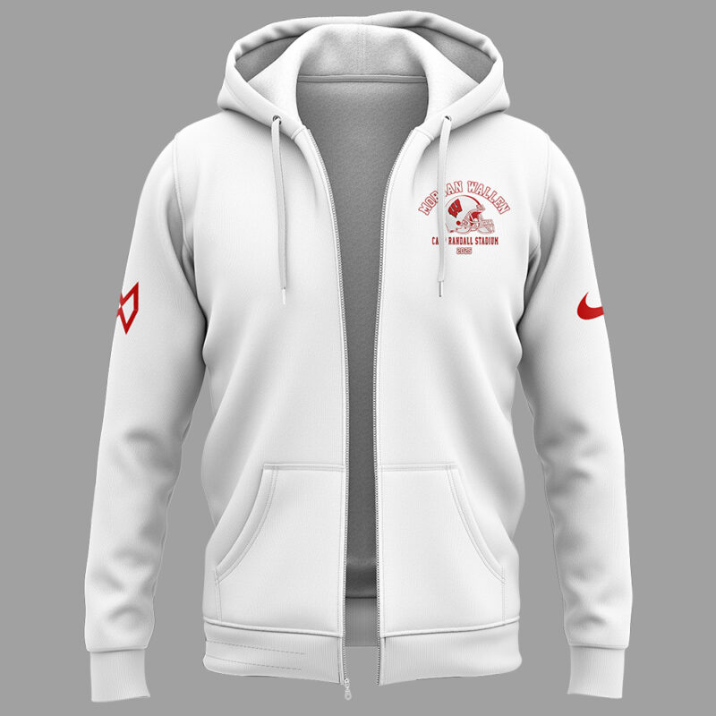 Exclusive Versio Morgan Wallen x Wisconsin Football ZipHoodie 2025 - Image 2