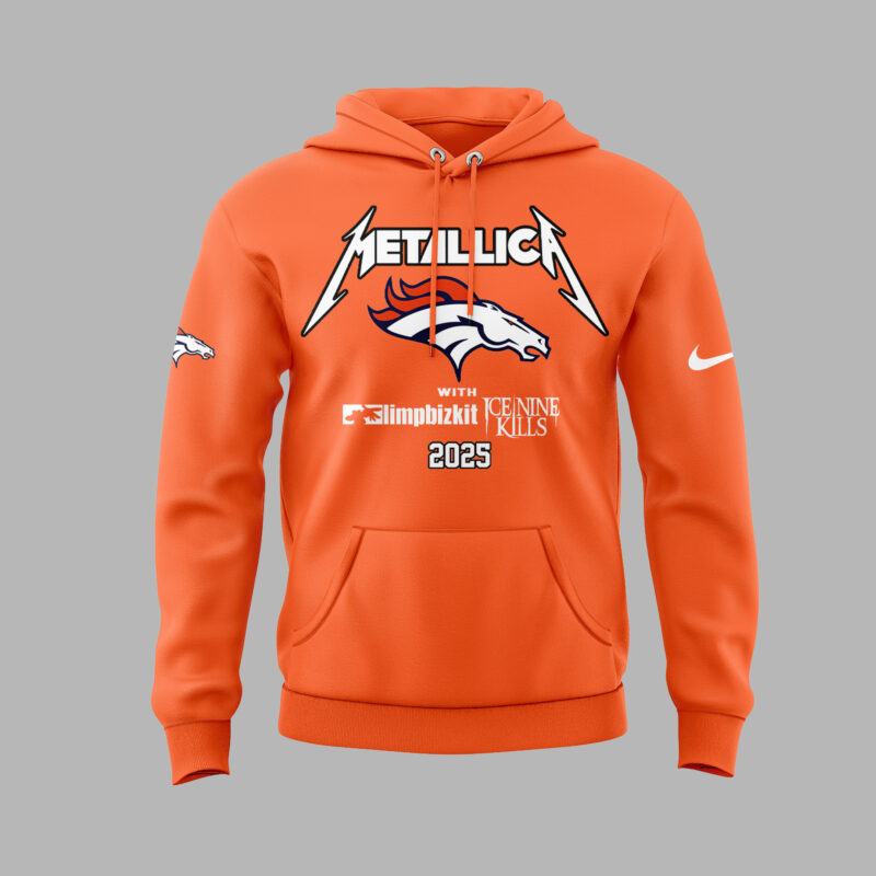 Exclusive Versio M72 World Tour x Denver Broncos Orange Hoodie 2025 - Image 2