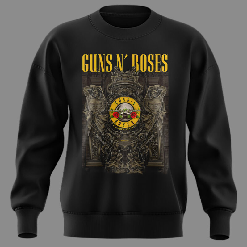 Limited Edition Guns N’ Roses World Tour to Portugal 2025 Sweatshirt - Image 2