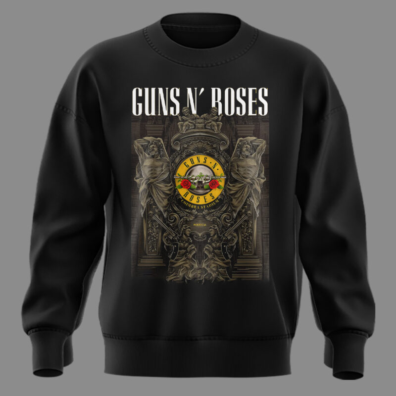 Limited Edition Guns N’ Roses World Tour to Portugal 2025 Sweatshirt - Image 2