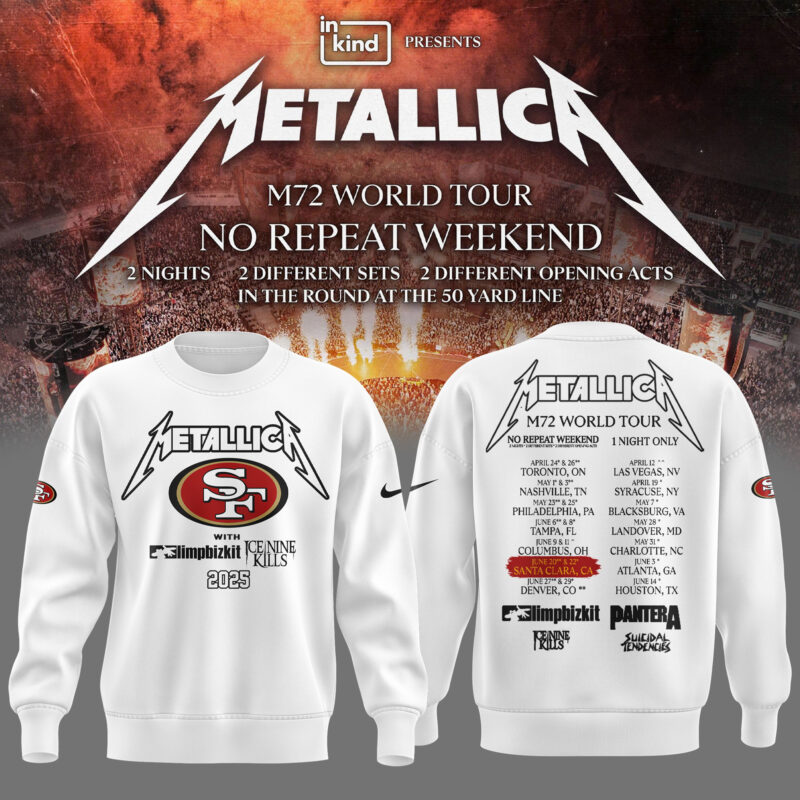 Exclusive Versio M72 World Tour x San Francisco 49ers Sweat 2025