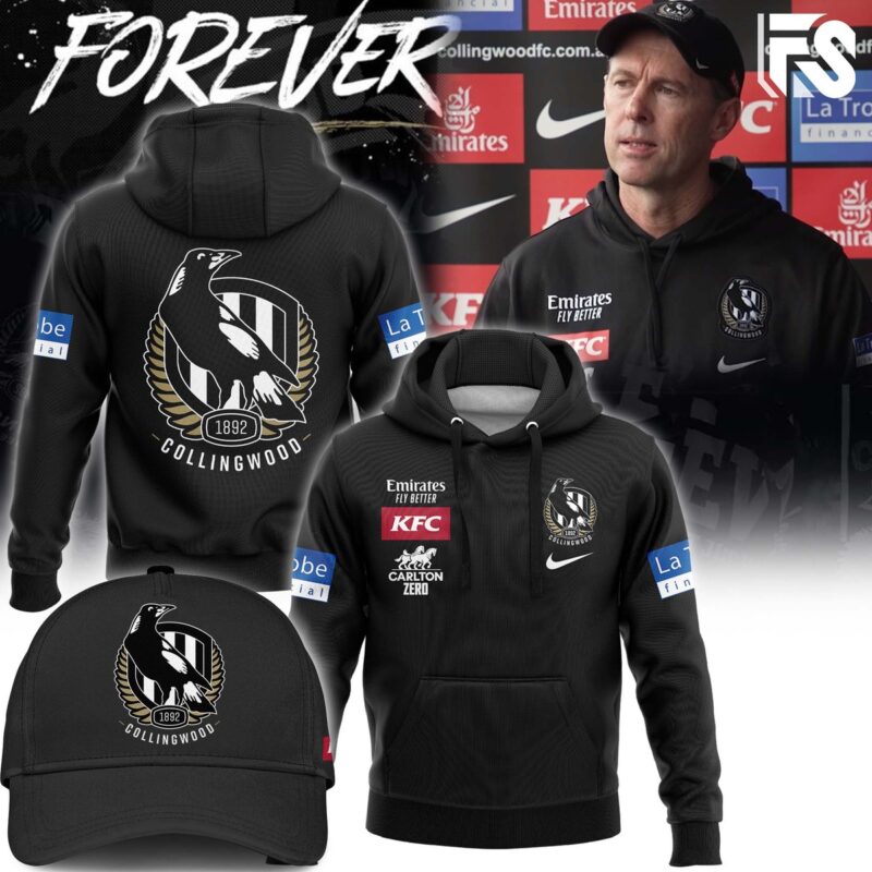 Limited Edition Craig McRae Collingwood FC Hoodie 2025