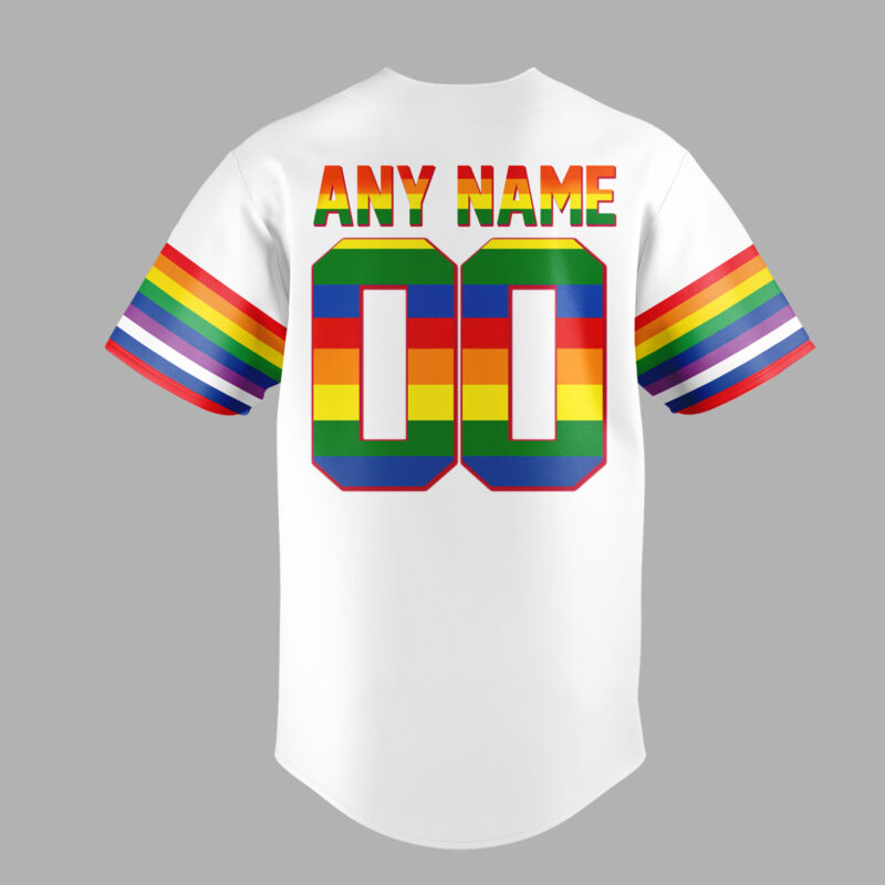 Texas Rangers pride night 2025 BASEBALL JERSEY - Image 3