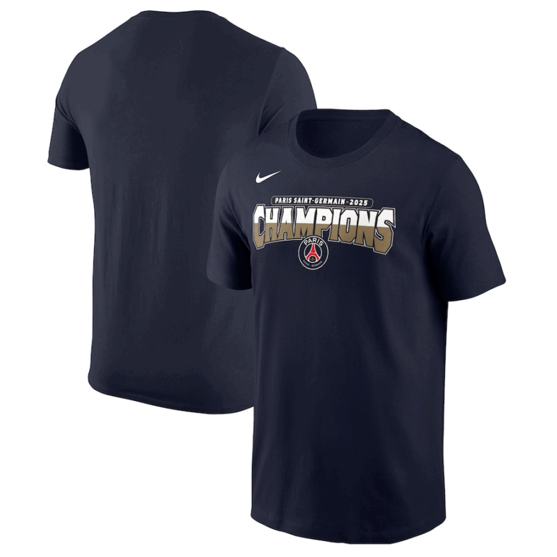 2025 Champions League Winners Core T-Shirt - Navy