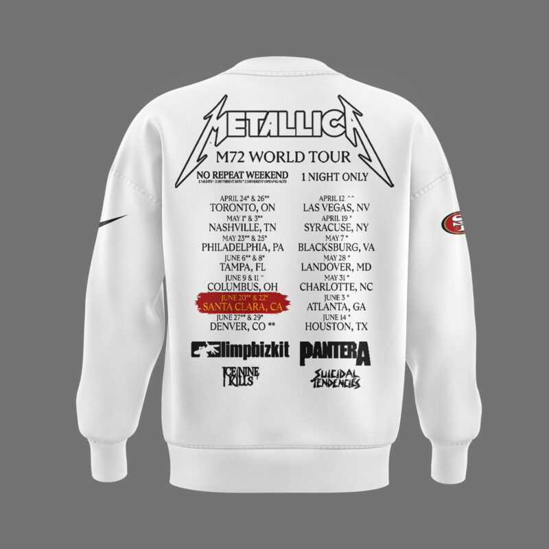 Exclusive Versio M72 World Tour x San Francisco 49ers Sweat 2025 - Image 3