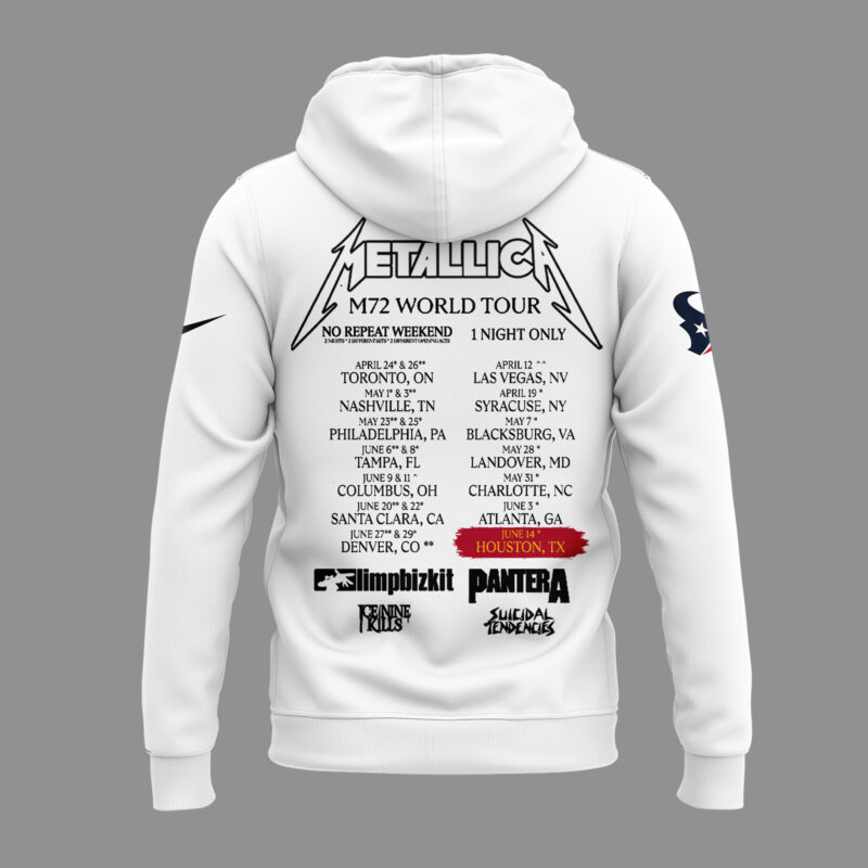 Exclusive Versio M72 World Tour x Houston Texans Hoodie 2025 - Image 3